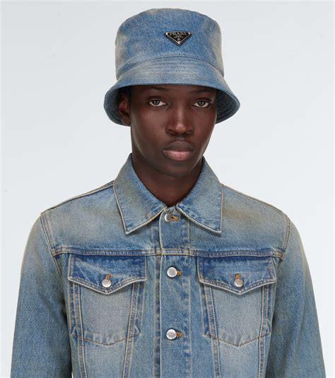 prada furry bucket hat|prada denim bucket hat.